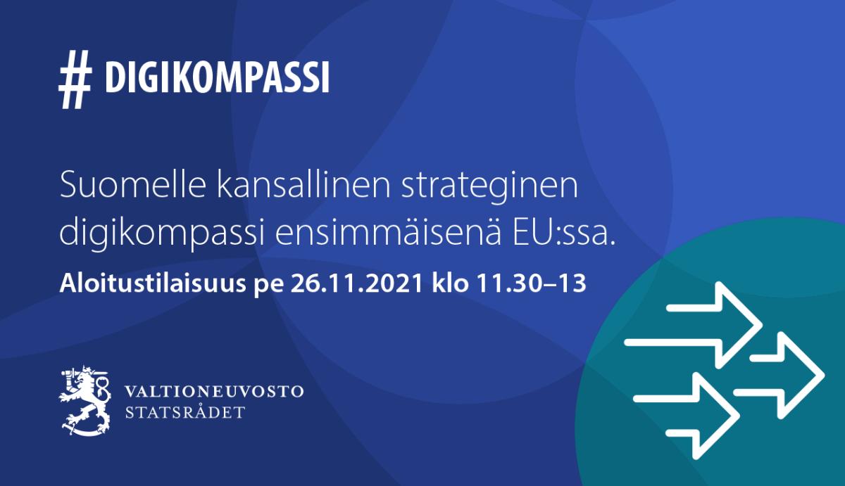 Suomelle kansallinen strateginen digikompassi ensimmäisenä EU:ssa.