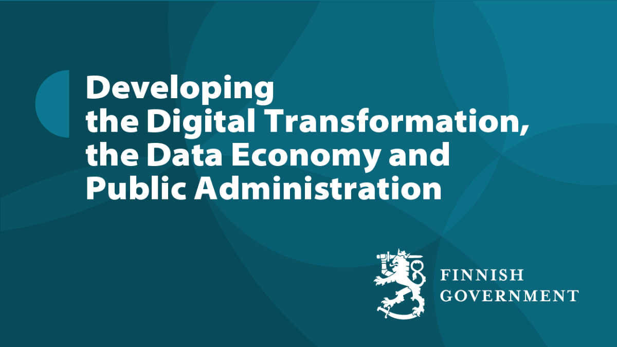 the Ministerial Working Group on Developing the Digital Transformation, the Data Economy and Public Administration