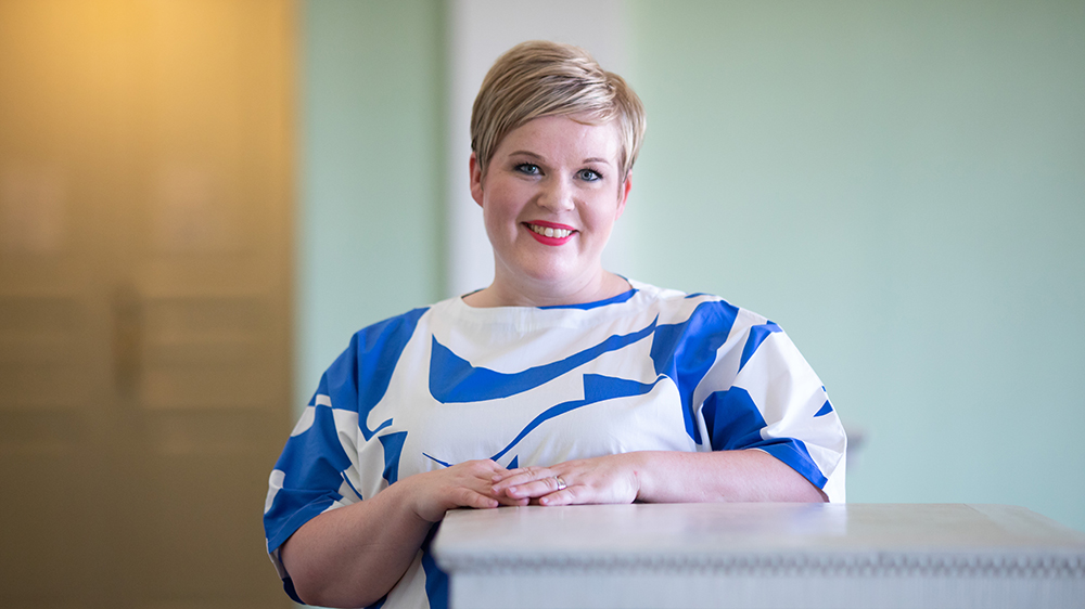 Valtiovarainministeri Annika Saarikko.