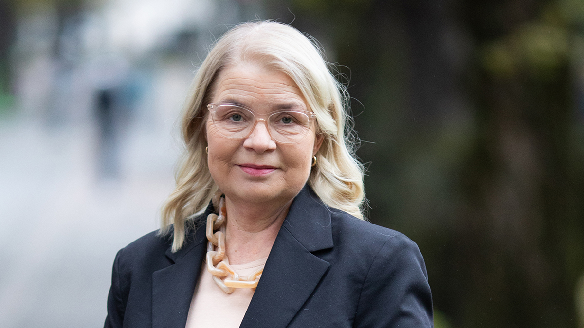 Oikeusministeri Leena Meri.