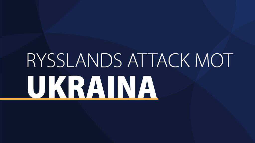 rysslands attack mot Ukraina -webbsidan