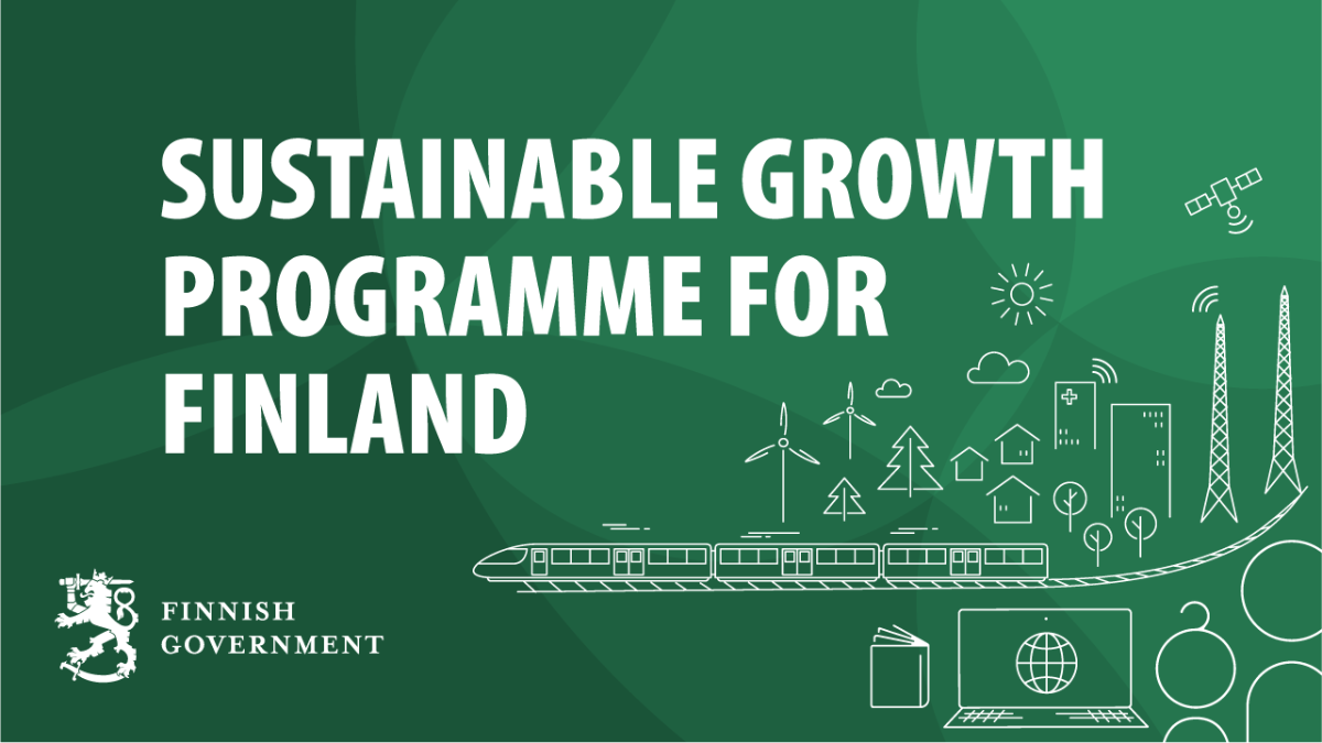 Logo: Finland´s sustainable growth programme
