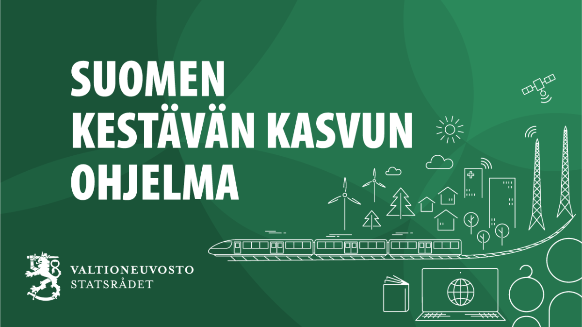 Logo Suomen kestävän kasvun ohjelma