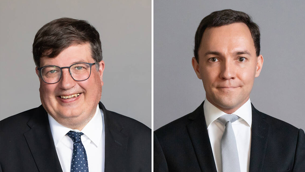 Työministeri Arto Satonen ja elinkeinoministeri Wille Rydman