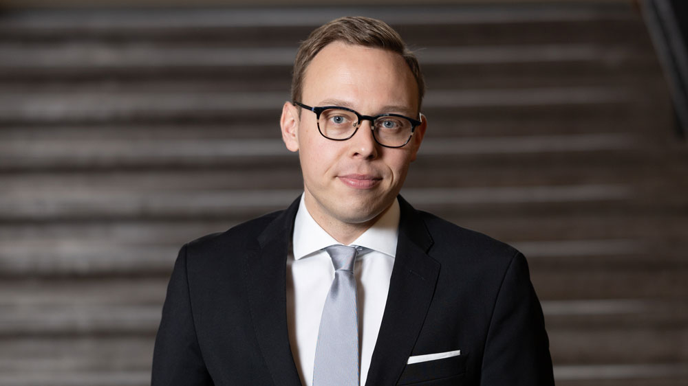 Arbetsminister Matias Marttinen