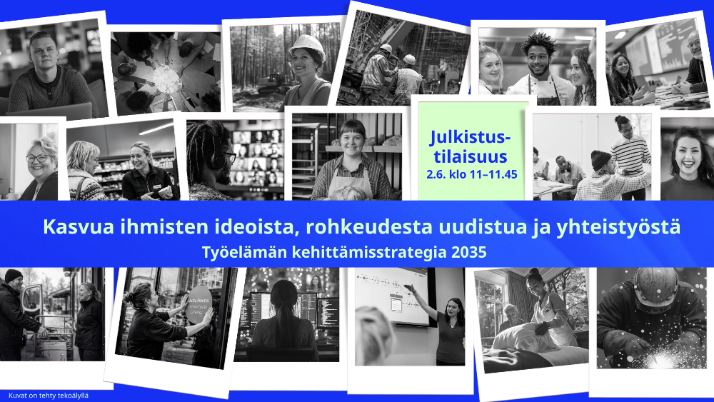 Työelämän kehittämisstrategian julkistustilaisuus