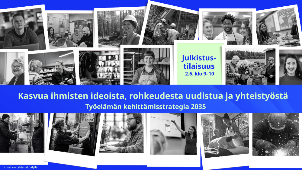 Työelämän kehittämisstrategian julkistustilaisuus
